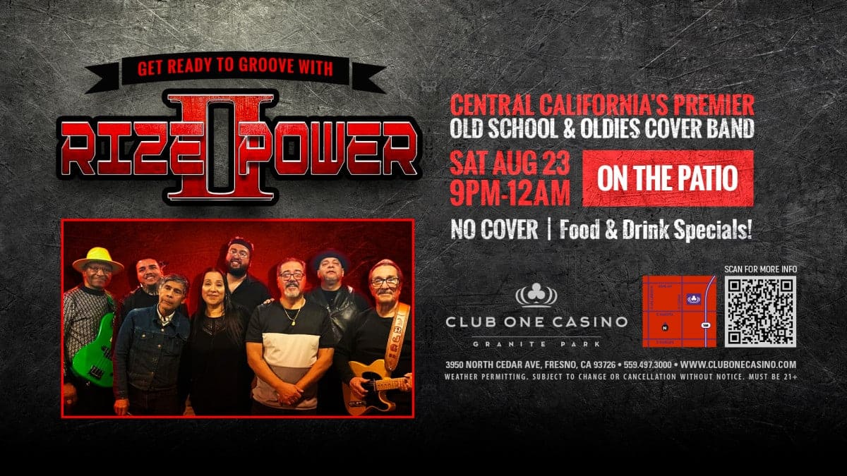 Rize II Power Old School Cover Band Fresno live music event