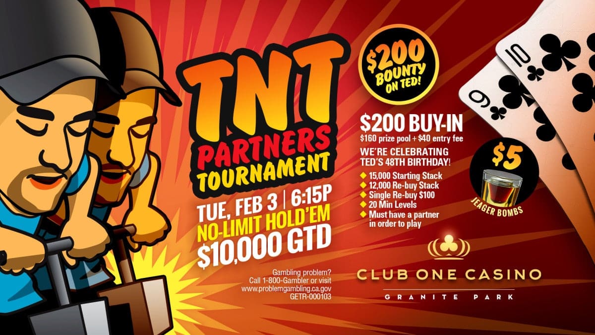 TNT Partners No-Limit Hold’em Tournament
