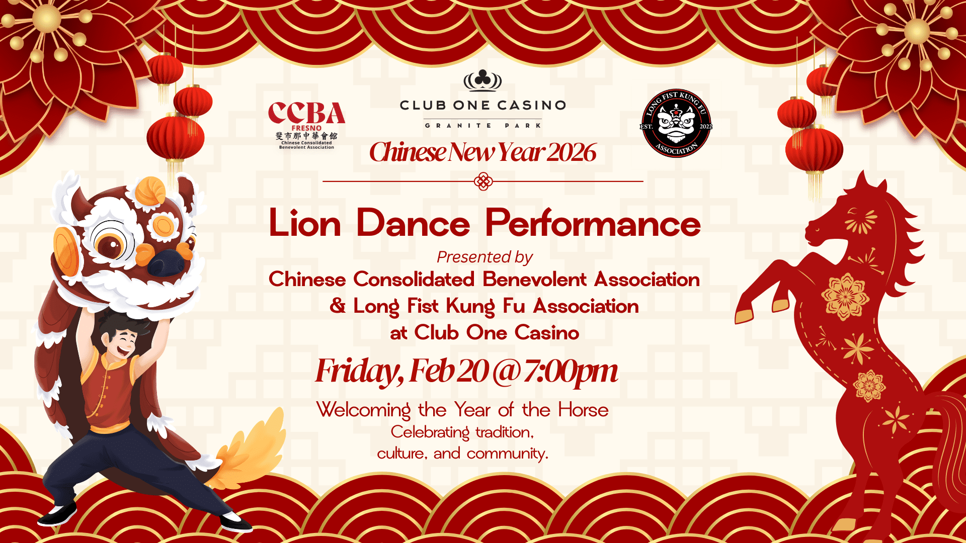 Chinese New Year 2026 Lion Dance