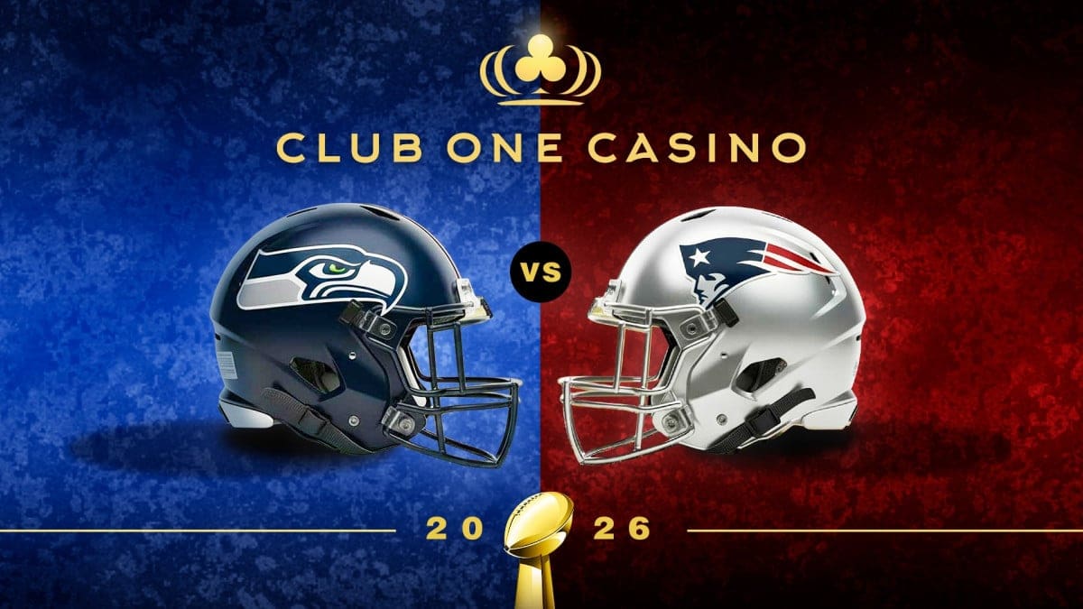 Big Game watch party at Club One Casino in Fresno with LED screen, patio seating, and tailgate food