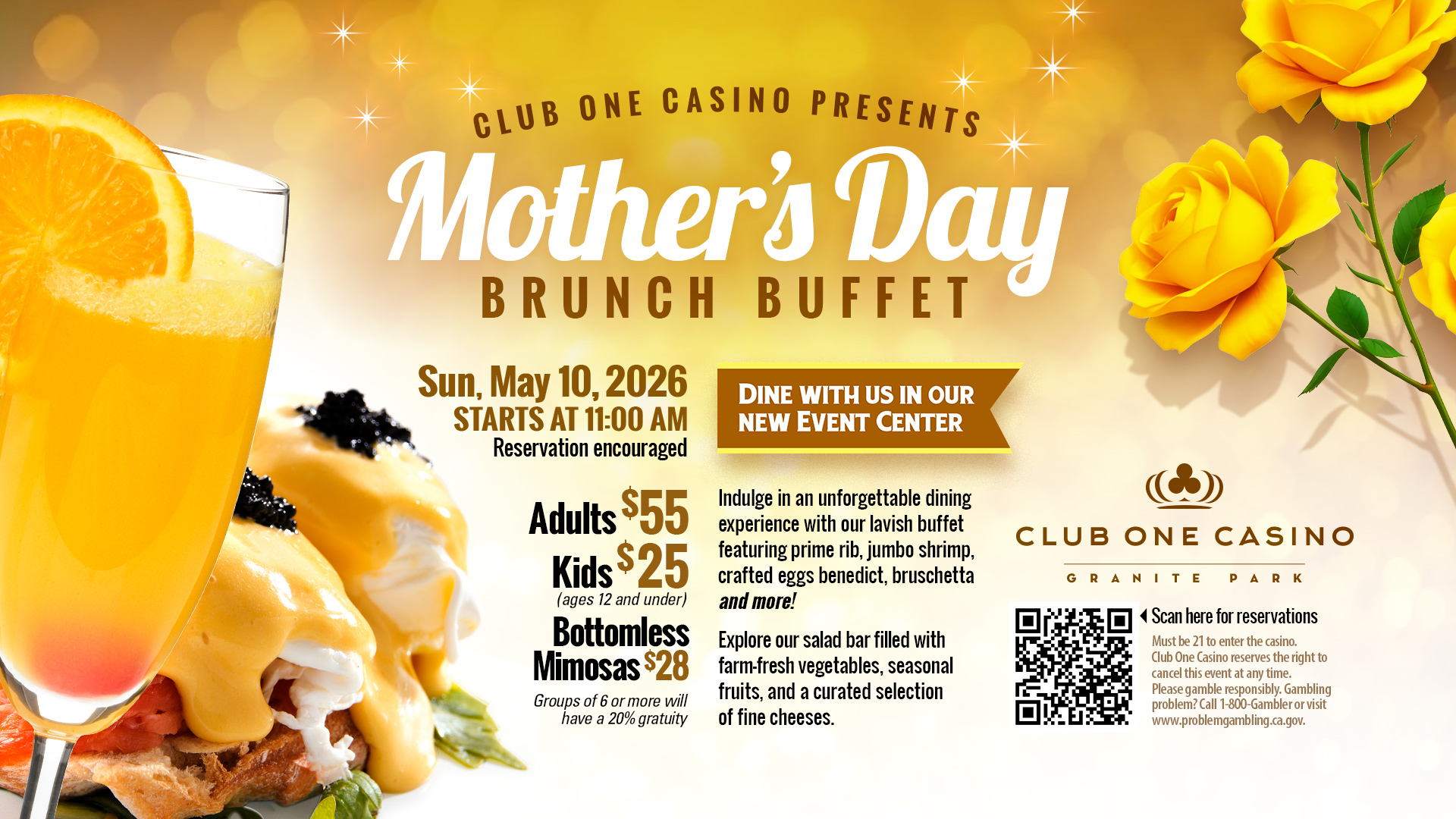 Mother’s Day brunch buffet