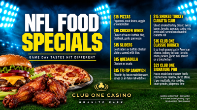Club One NFL Specials (1)