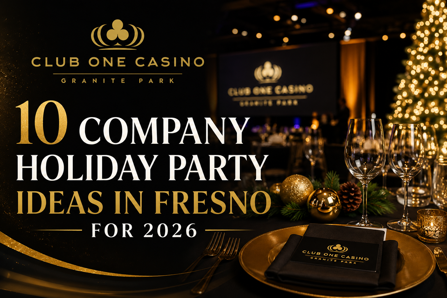 10 Company Holiday Party Ideas in Fresno for 2026 at Club One Casino Event Center